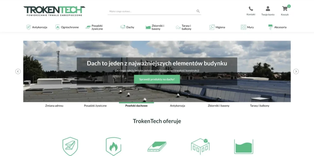 Sklep internetowy z produktami technicznymi i wyposażeniem specjalistycznym