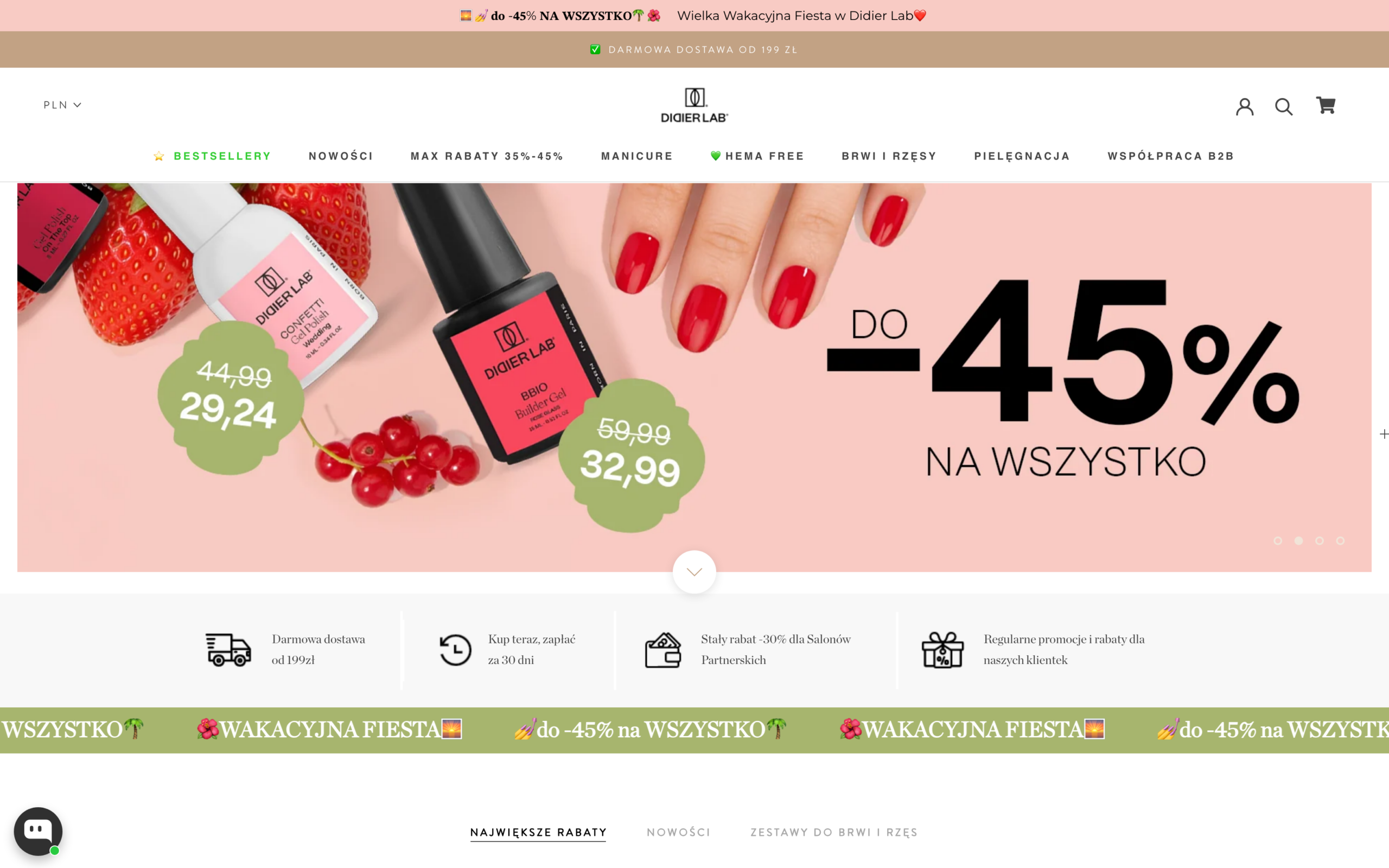 Sklep Didier Lab: cztery rynki UE i program lojalnościowy 16 Didier Lab – strona główna sklepu