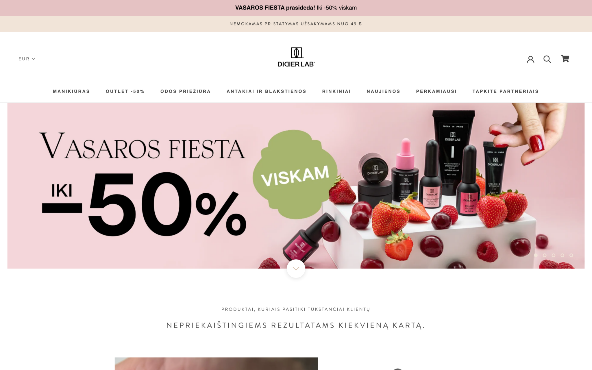 Didier Lab – litewska wersja sklepu