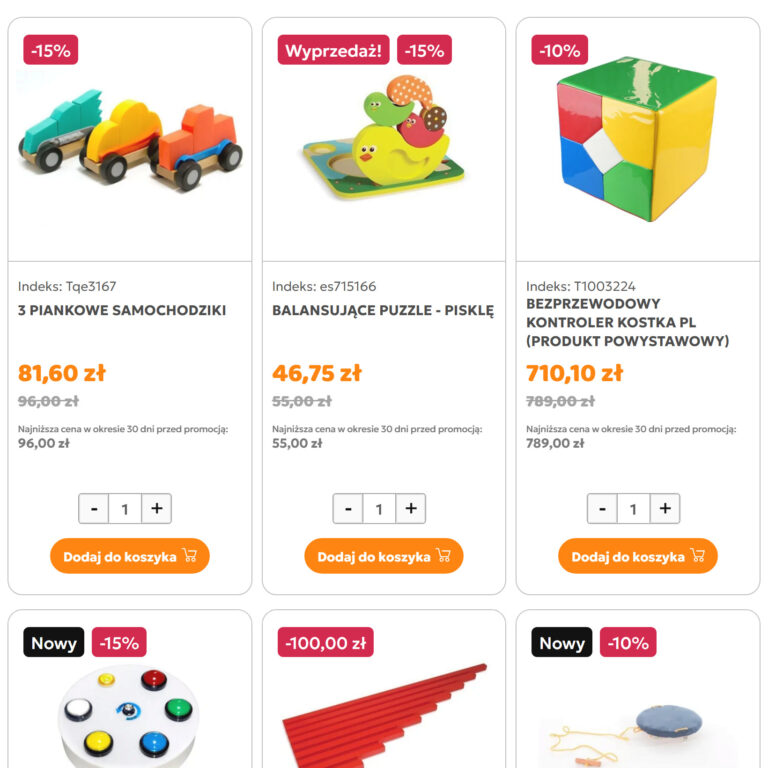 Etykiety produktów