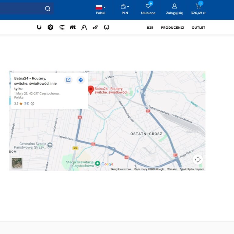 Mapa lokalizacji firmy