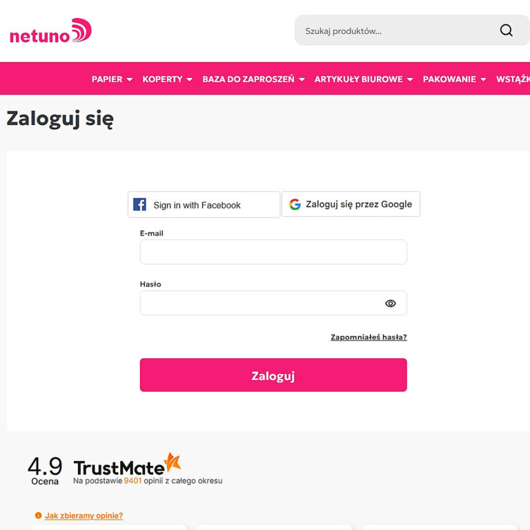 Logowanie przez Google i Facebook (OAuth)
