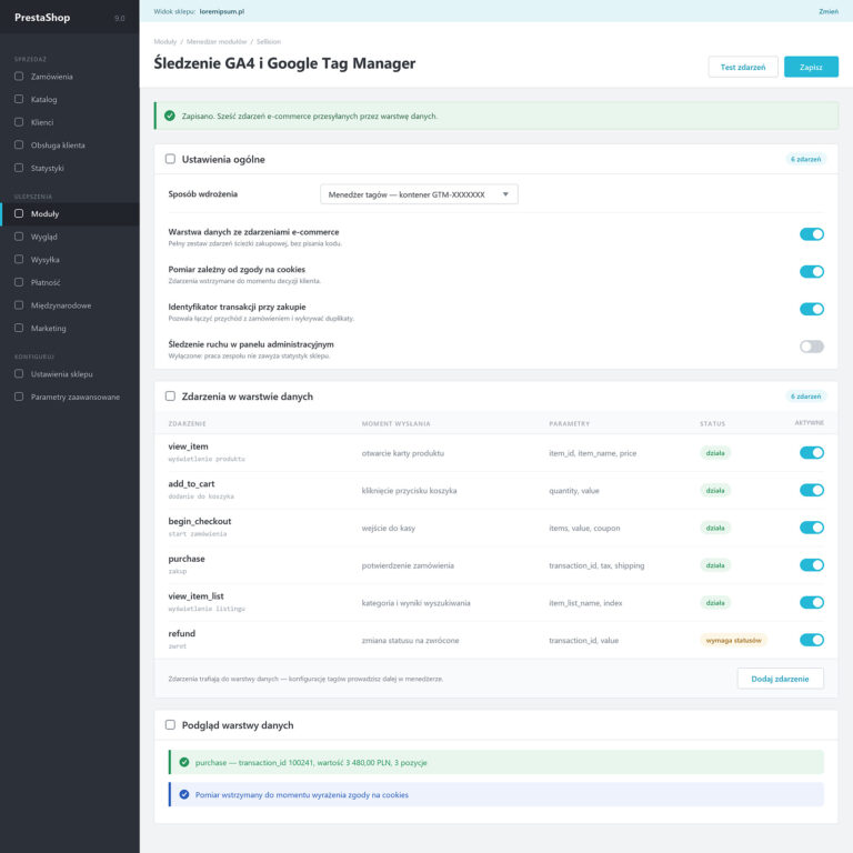 Śledzenie GA4 i Google Tag Manager