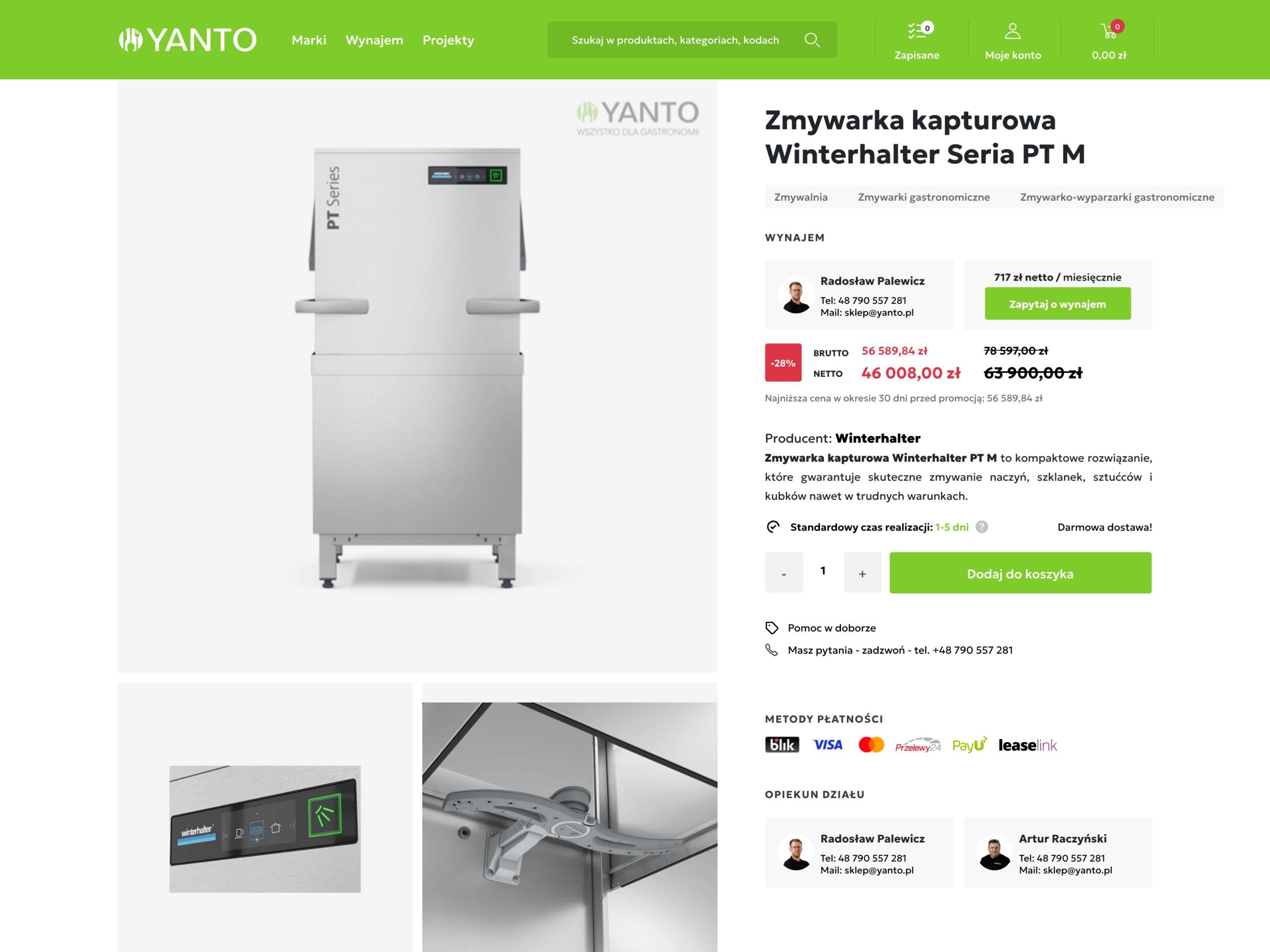 Leasing i wynajem obok koszyka, nie zamiast niego