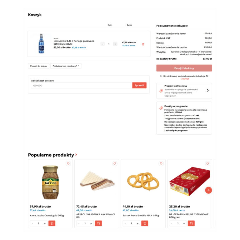 Produkty dodatkowe (add-on) przy zakupie